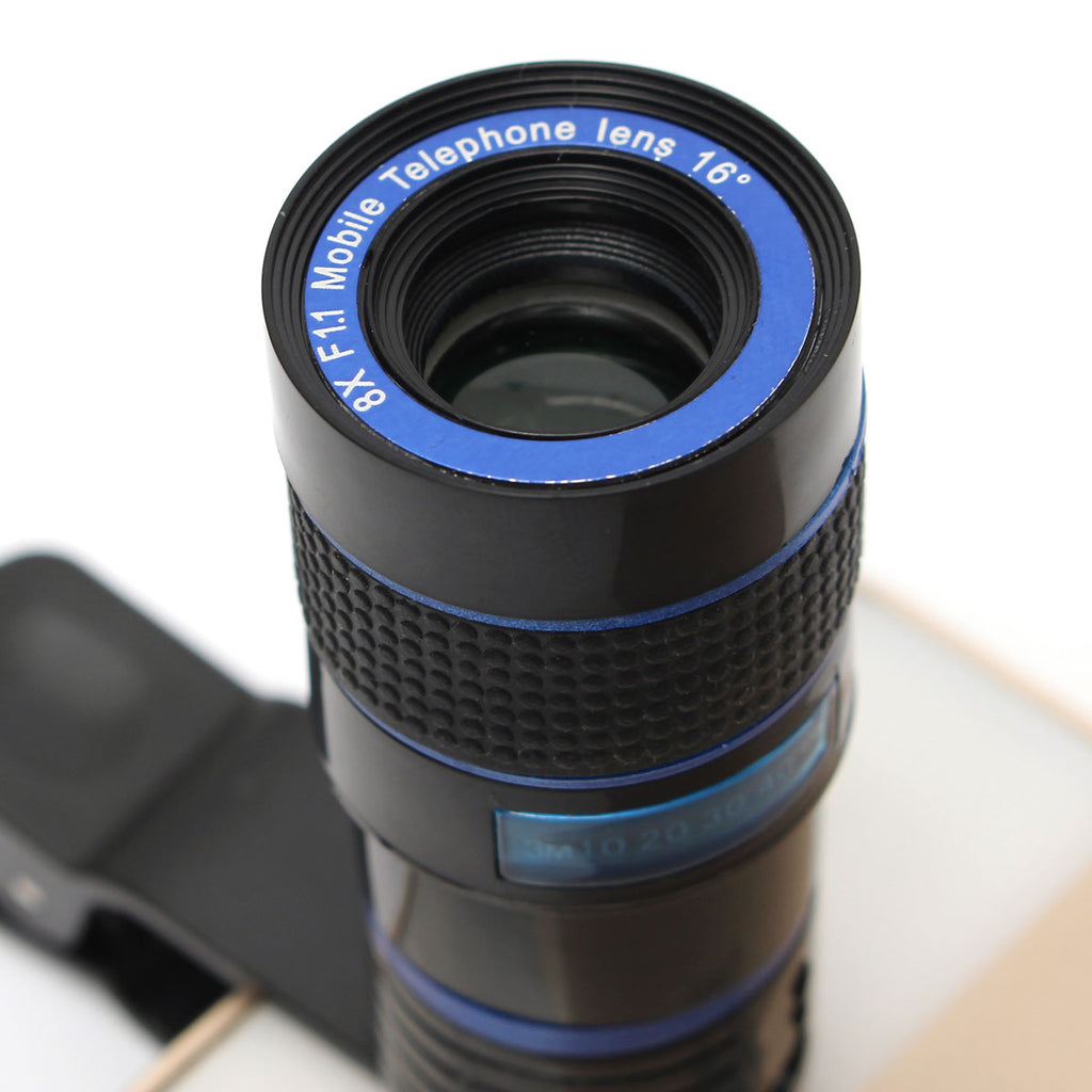 Universal 8X Zoom Optical Lens Telescope For Camera iPhone 7 Xiaomi Samsung - Deals Kiosk