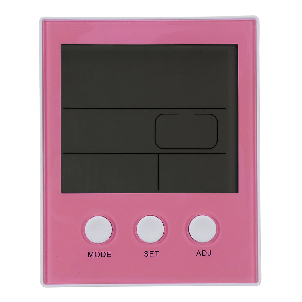 CH-904 Thermometer Hygrometer Temperature Humidity Tester Backlight Time Date Calendar Alarm Clock - Deals Kiosk