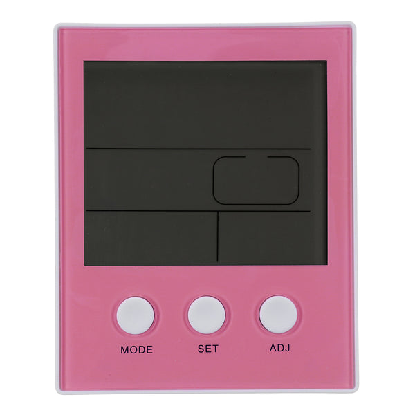 CH-904 Thermometer Hygrometer Temperature Humidity Tester Backlight Time Date Calendar Alarm Clock - Deals Kiosk