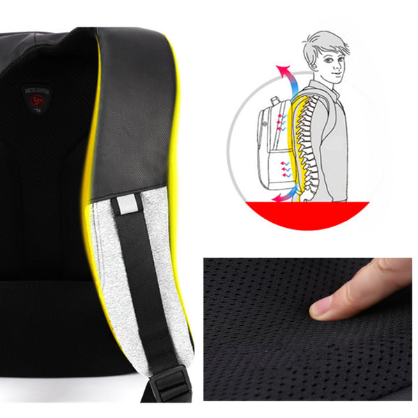 Anti Theft Customs Lock Laptop Backpack Bag Travel Bag With USB Charging Port - Deals Kiosk