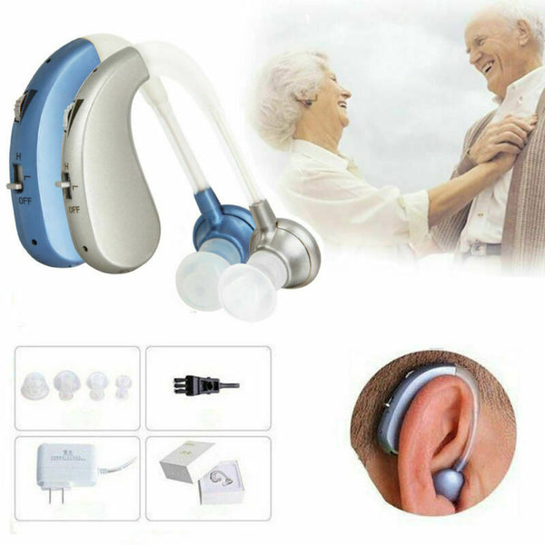 Rechargeable Digital Hearing Aids Assistance Severe Loss BTE Ear Aids HIGH-POWER - Deals Kiosk