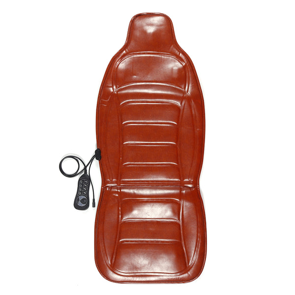 DC 12V Car Household Heated Full Body Massage Seat Cushion Back Lumbar Pain Relief Vibration Massager AC 110V-240V - Deals Kiosk