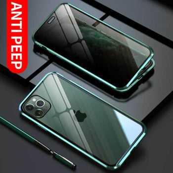 New For iPhone 11 Pro Max Anti-Spy 360° Double-Side Magnetic Tempered Glass Case - Deals Kiosk