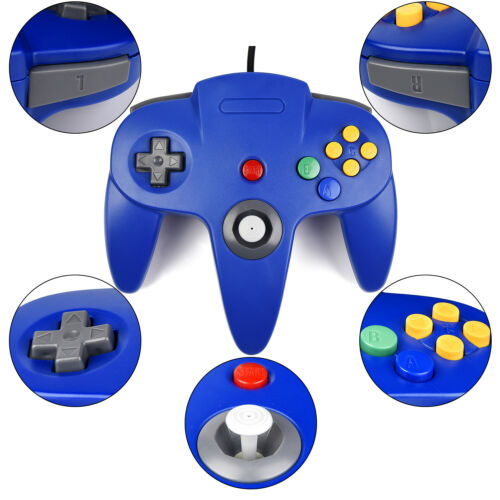 For Nintendo 64 N64 Controller Video Game Console Gamepad Joystick Joypad Wired - Deals Kiosk