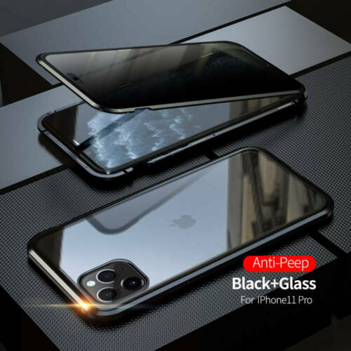New For iPhone 11 Pro Max Anti-Spy 360° Double-Side Magnetic Tempered Glass Case - Deals Kiosk