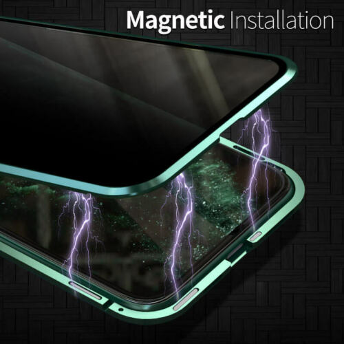 New For iPhone 11 Pro Max Anti-Spy 360° Double-Side Magnetic Tempered Glass Case - Deals Kiosk