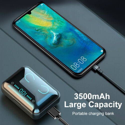 TWS Bluetooth 5.0 Earbuds Wireless Earphones Stereo in-Ear Headphones Deep Bass - Deals Kiosk