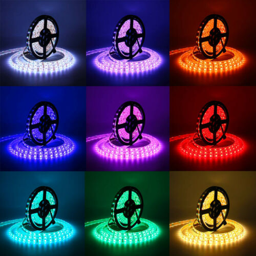 5M RGB 3528 5050 Waterproof LED Strip Light SMD 44 IR Remote 12V Power Full Kit - Deals Kiosk