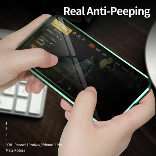 New For iPhone 11 Pro Max Anti-Spy 360° Double-Side Magnetic Tempered Glass Case - Deals Kiosk