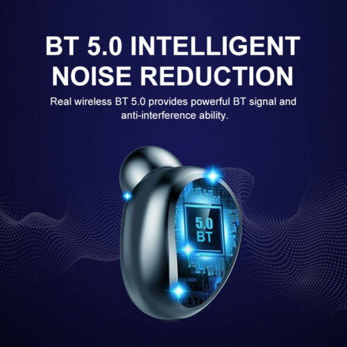 TWS Bluetooth 5.0 Earbuds Wireless Earphones Stereo in-Ear Headphones Deep Bass - Deals Kiosk