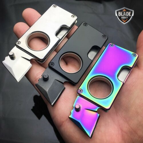 EDC MINI POCKET KNIFE + KEYCHAIN STUB SELF DEFENSE RAZOR BOX UTILITY CUTTER NEW - Deals Kiosk