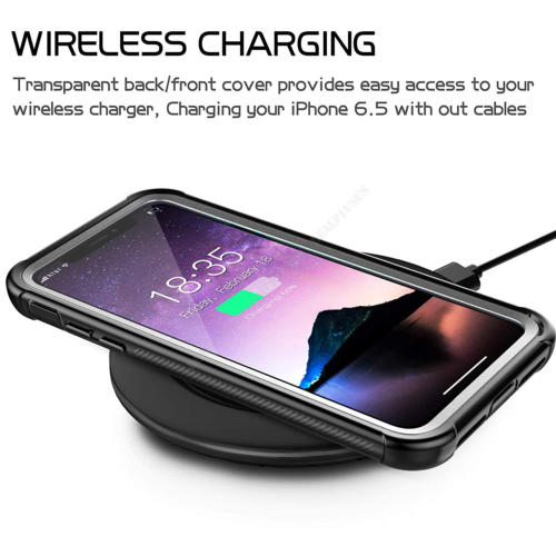 For iPhone XS Max XR X Shockproof Hybrid+Screen Protector Clear Hard Case Cover - Deals Kiosk