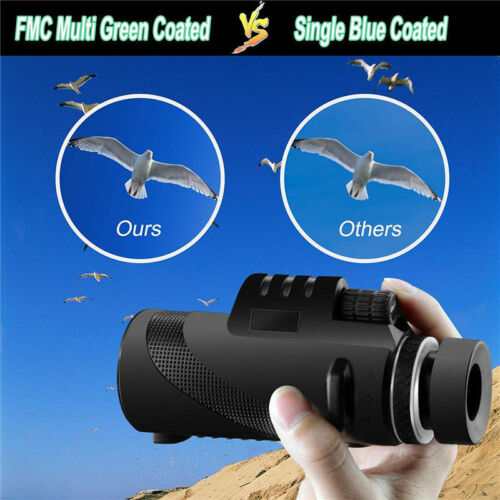 New Day & Night Vision 40X60 HD Optical Monocular Hunting Camping Hiking Telescope - Deals Kiosk