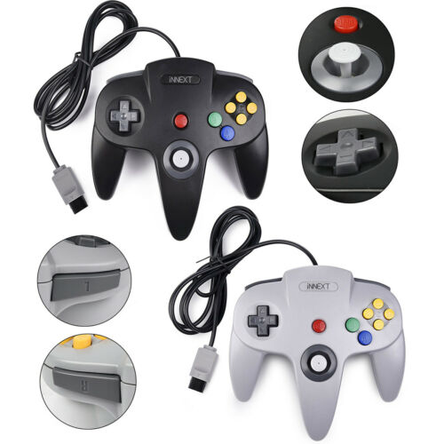 For Nintendo 64 N64 Controller Video Game Console Gamepad Joystick Joypad Wired - Deals Kiosk
