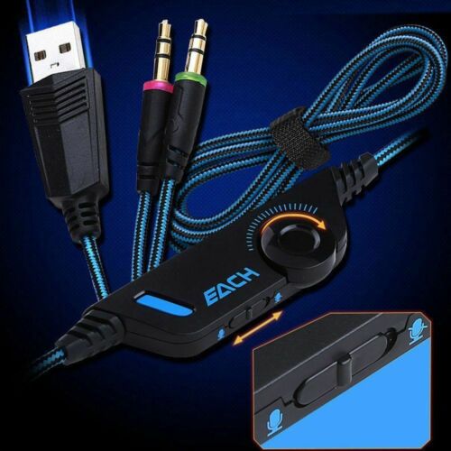 For PS4 Xbox One Nintendo Switch PC Stereo 3.5mm Wired Gaming Headset Headphone - Deals Kiosk