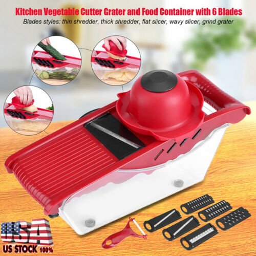 Mandoline Slicer Vegetable Food Slicer Kitchen Chopper Cutter Fruit Tomato - Deals Kiosk