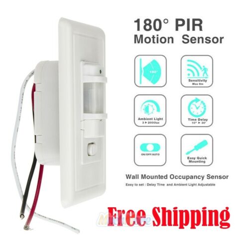 5 Pack Automatic PIR Occupancy Motion Sensor Light Switch Auto On/Off Infrared - Deals Kiosk