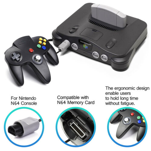 For Nintendo 64 N64 Controller Video Game Console Gamepad Joystick Joypad Wired - Deals Kiosk