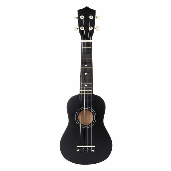 21 Inch Economic Soprano Ukulele Uke Musical Instrument With Gig bag Strings Tuner Black - Deals Kiosk