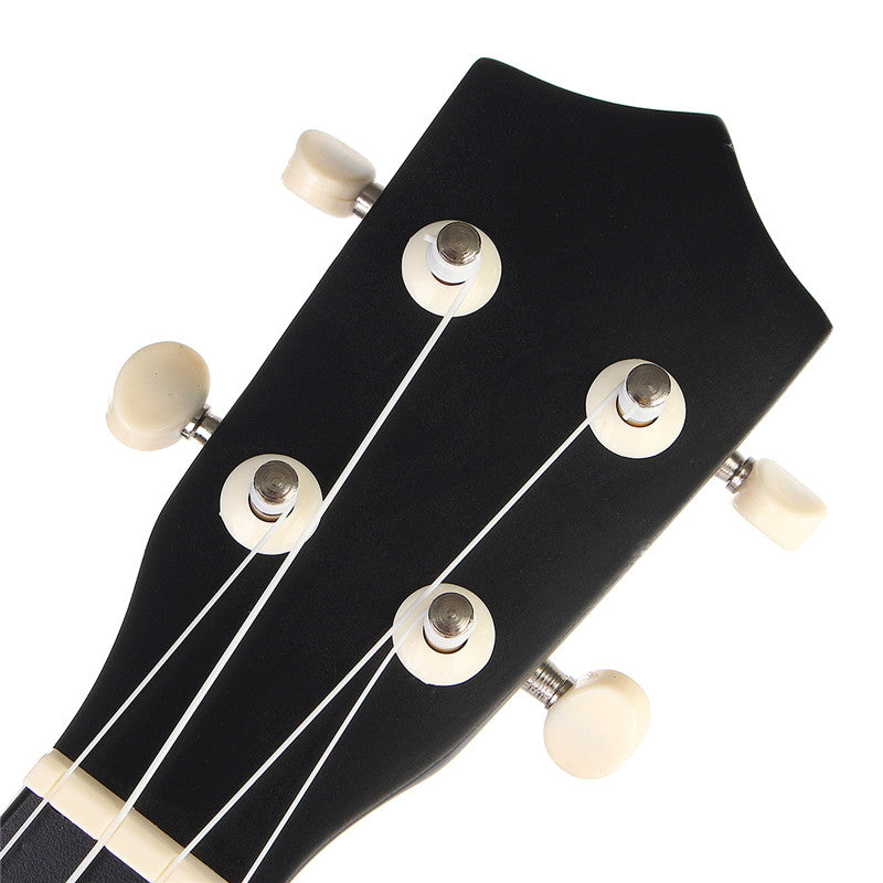 21 Inch Economic Soprano Ukulele Uke Musical Instrument With Gig bag Strings Tuner Black - Deals Kiosk