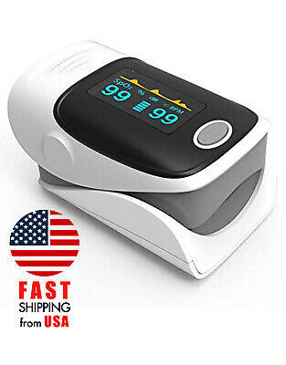 OLED Finger Fingertip Pulse Oximeter Blood Oxygen meter SpO2 Heart Rate Patient - Deals Kiosk