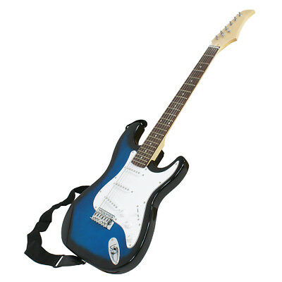 Full Size Blue Electric Guitar with Amp, Case and Accessories Pack Beginner - Deals Kiosk