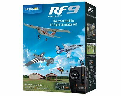 Realflight 9 RC Airplane Flight Simulator w/ Interlink DX Controller MD 2 MD2 - Deals Kiosk