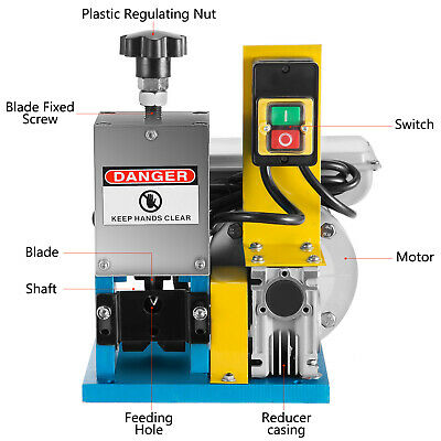 Electric Wire Stripping Machine Portable Powered Comercial 1/4HP Cable Stripper - Deals Kiosk