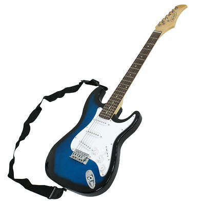 Full Size Blue Electric Guitar with Amp, Case and Accessories Pack Beginner - Deals Kiosk