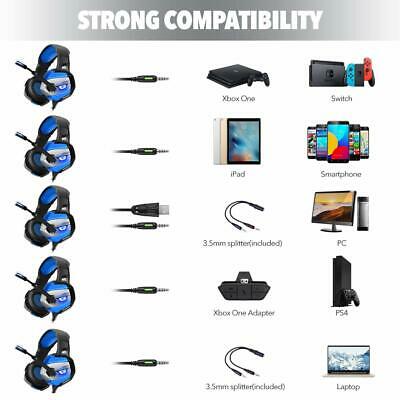 ONIKUMA 7.1 Surround Sound Gaming Headset for PS4, Xbox One, PC, Nintendo Switch - Deals Kiosk