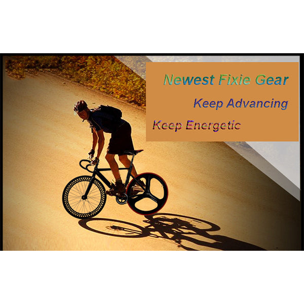 700C Racing Bike Bicycle Aluminum Alloy Frame Fixed Gear Fixed Cog Back Riding Track Bike - Deals Kiosk