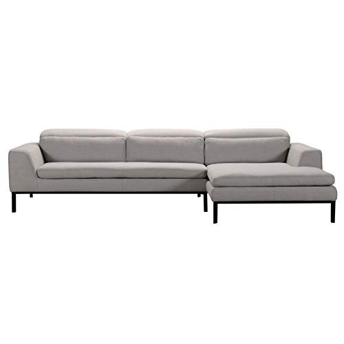 28" Fabric and Wood Sectional Sofa - Deals Kiosk
