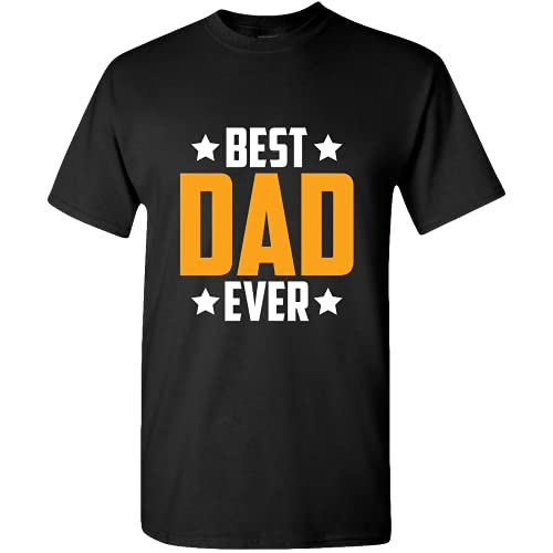Best Dad Ever Adult Unisex Tee Standard T Maroon - Deals Kiosk