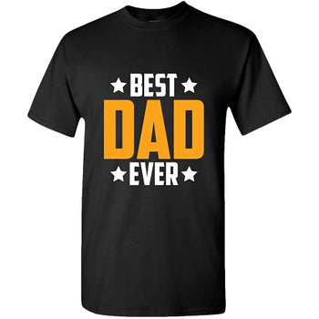 Best Dad Ever Adult Unisex Tee Standard T Maroon - Deals Kiosk