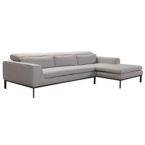 28" Fabric and Wood Sectional Sofa - Deals Kiosk