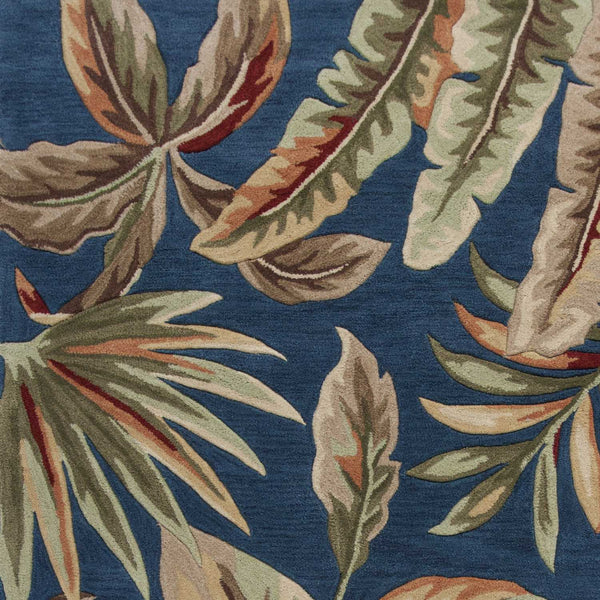 5' x 7'6" Polyester Ink Blue Area Rug - Deals Kiosk