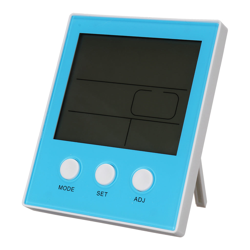 CH-904 Thermometer Hygrometer Temperature Humidity Tester Backlight Time Date Calendar Alarm Clock - Deals Kiosk