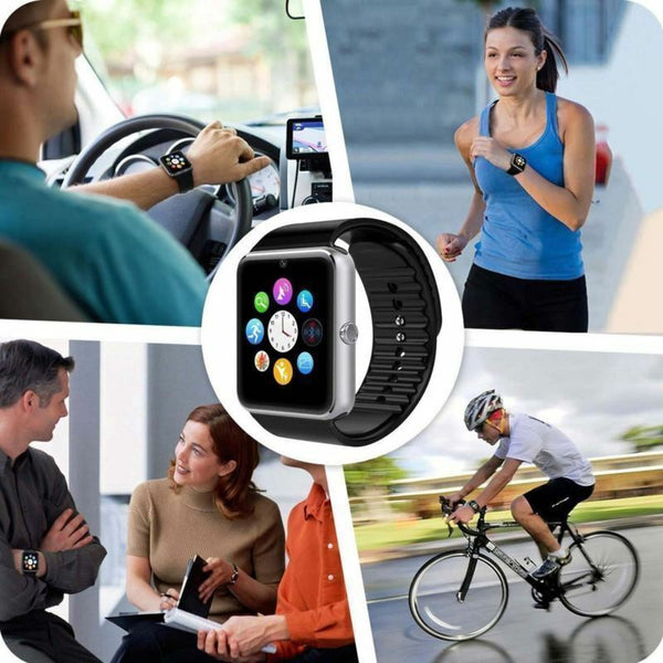 Latest 2018 GT08 Bluetooth Smart Watch Phone Wrist Watch for Android and iOS US - Deals Kiosk