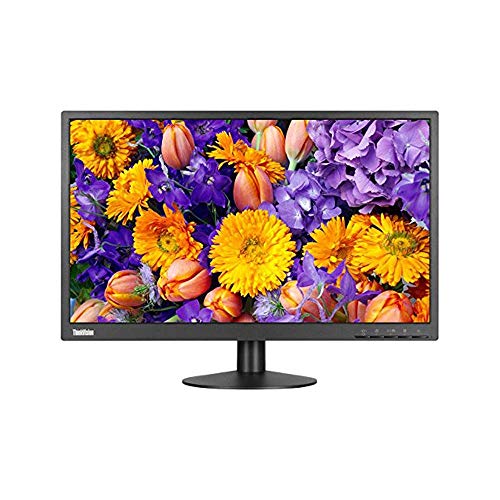 Lenovo ThinkVision E24-10 23.8" Full HD WLED LCD Monitor - 16:9 - Raven Black - Deals Kiosk