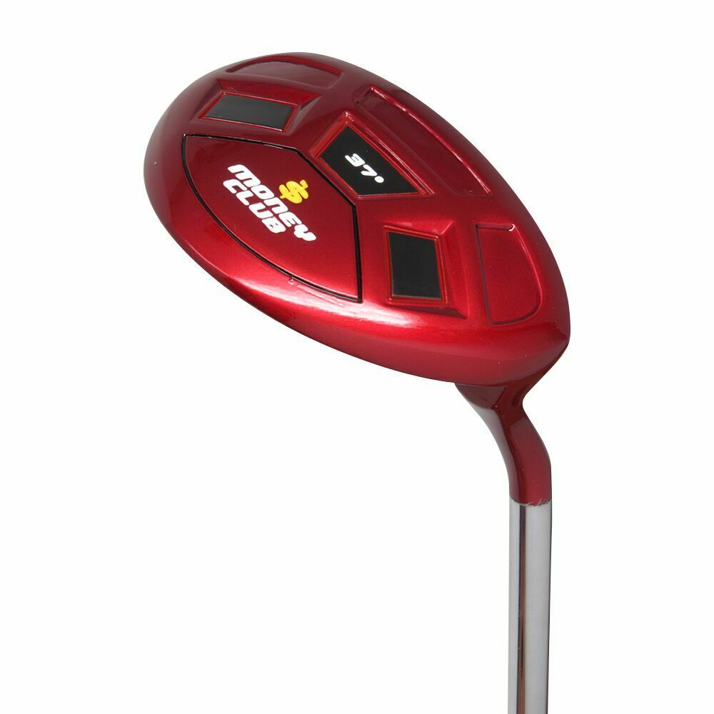 Money Club Golf Chipper Right Handed Mens 37° Red Club Chipping Chip Bump Run - Deals Kiosk