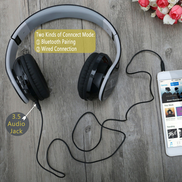 Stereo Hi-Fi Wireless V4.1 Bluetooth Headphones for Cell Phones Laptop Tablet PC - Deals Kiosk