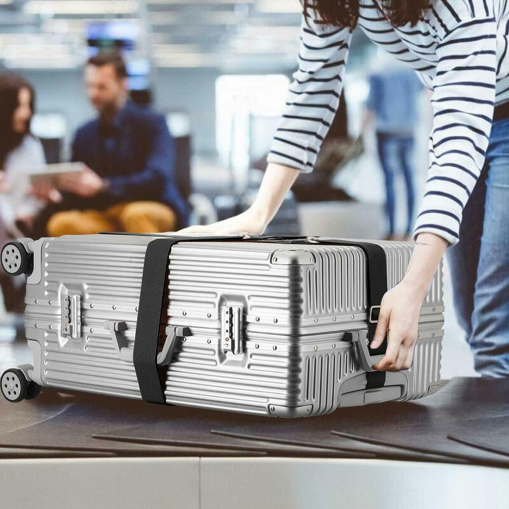 2PCS Travel Luggage Straps Adjustable Baggage Strap Suitcase Safety Packing Belt - Deals Kiosk