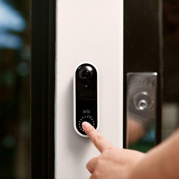 Arlo AVD1001-100NAS Video Doorbell HD Video Quality, Weather-Resistant, 2-Way Au - Deals Kiosk