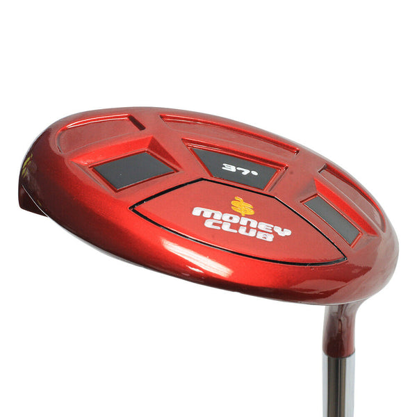 Money Club Golf Chipper Right Handed Mens 37° Red Club Chipping Chip Bump Run - Deals Kiosk