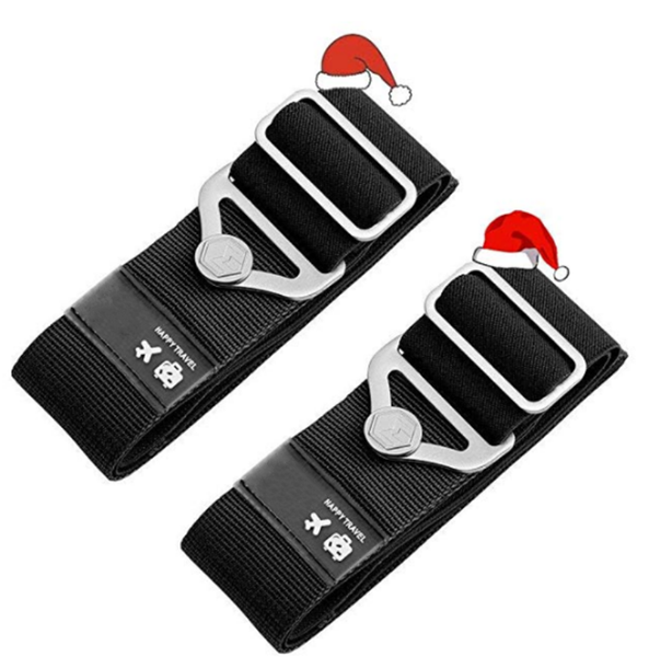 2PCS Travel Luggage Straps Adjustable Baggage Strap Suitcase Safety Packing Belt - Deals Kiosk