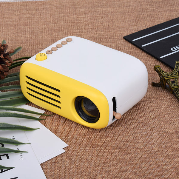 AAO YG200 Mini LED Pocket Projector USB HDMI Support 1080P Home Beamer Kids Gift Video Portable Projector - Deals Kiosk