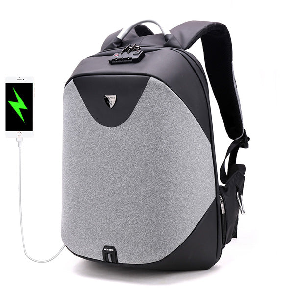 Anti Theft Customs Lock Laptop Backpack Bag Travel Bag With USB Charging Port - Deals Kiosk