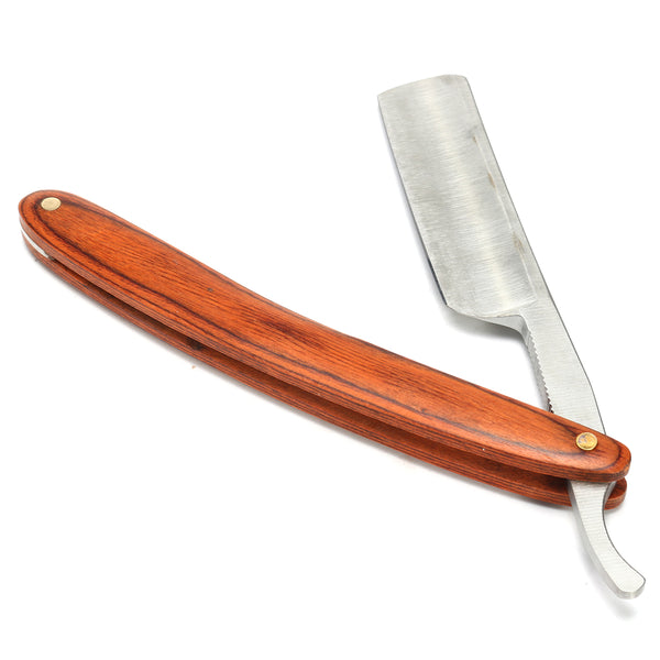 4Pcs Shaver Kit Cut Throat Straight Razor Shaving Brush Strop Wooden Box Gift Set - Deals Kiosk