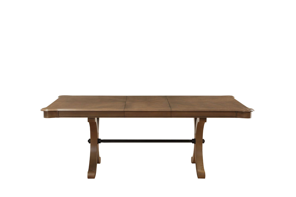 64-88" X 44" X 30" Gray Oak Dining Table - Deals Kiosk