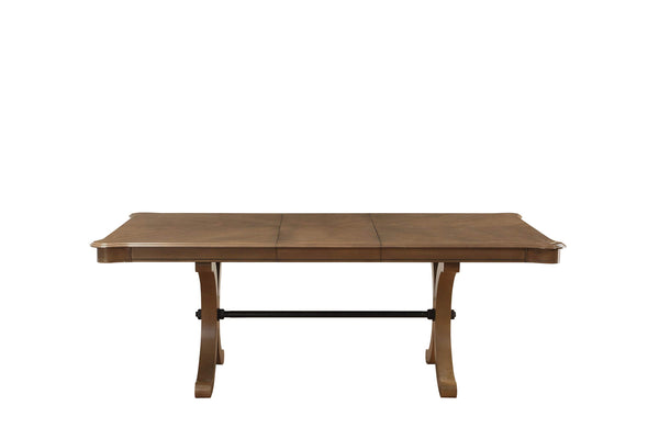 64-88" X 44" X 30" Gray Oak Dining Table - Deals Kiosk